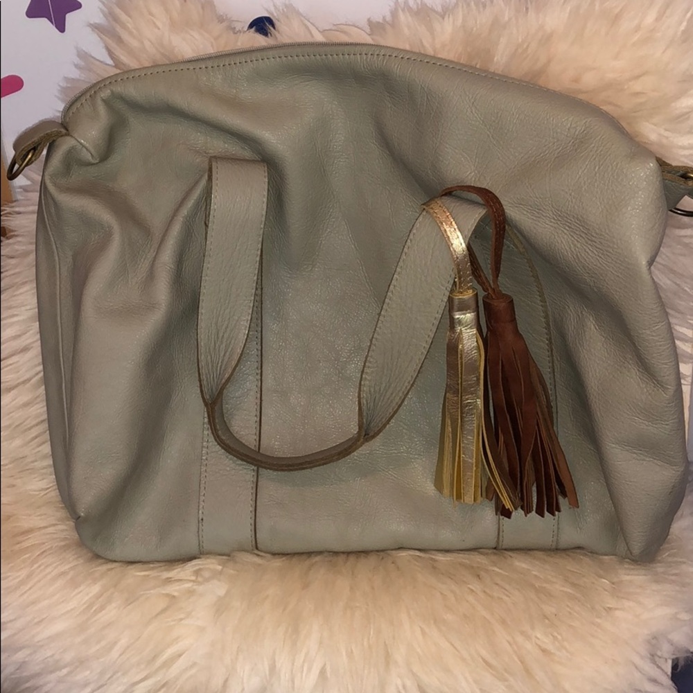 Lalla - gray small duffel bag/purse